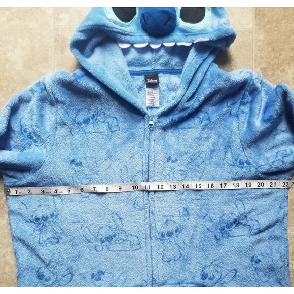 Disney Stitch Pajama Jumpsuit Blue Women's XL - Picture 4 of 6